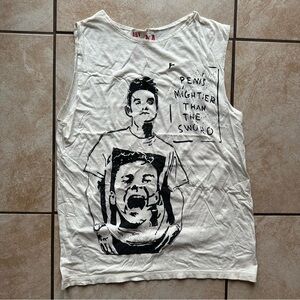 MORRISSEY White Tank Top